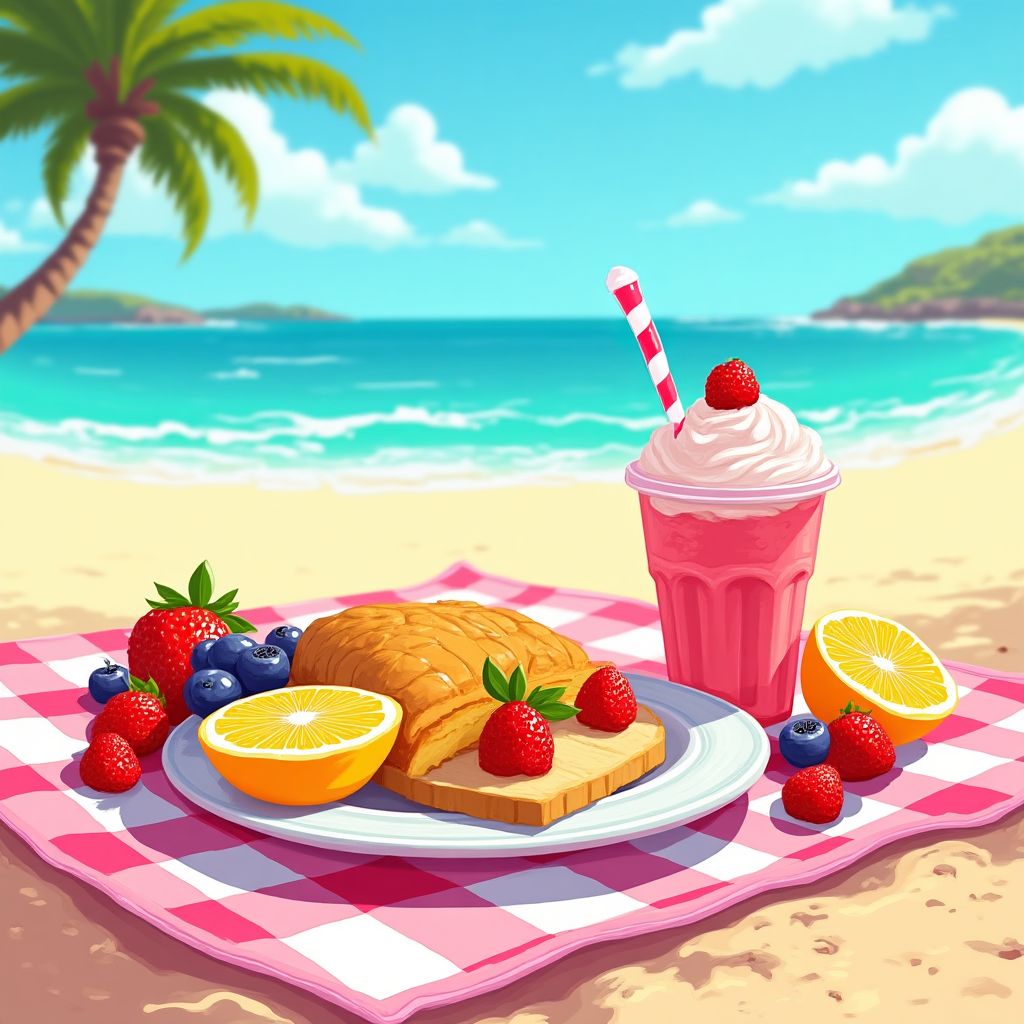 Bondi Beach Picnic Setup
